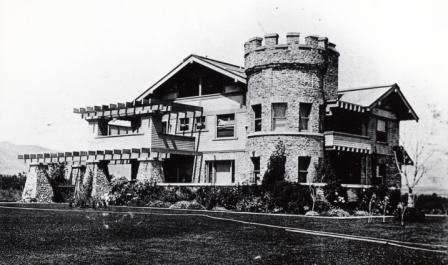 "Cobblestone Castle" aka Wells House, circa 1910